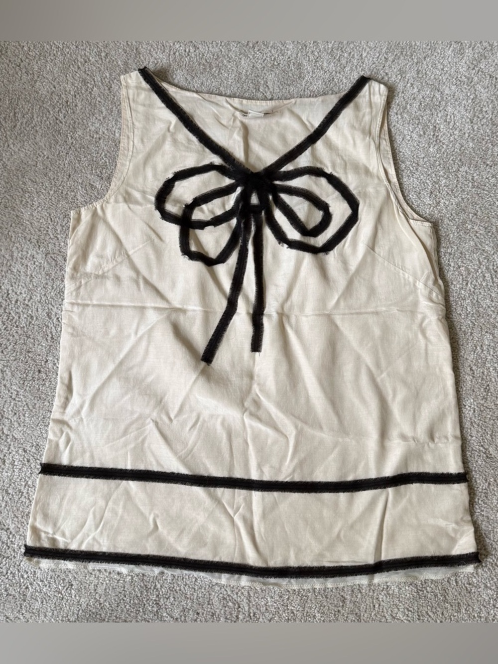 J. Crew silk cotton top lined 2